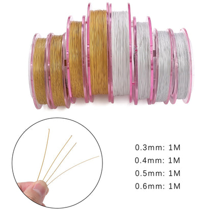 Soft Steel Wire Gold Wire Bracelet Earring Beading Wire