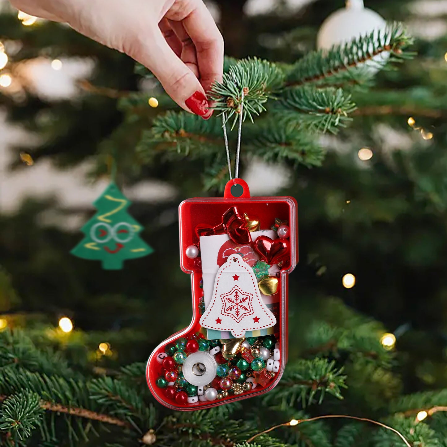 Cartoon Christmas Series Beaded Set DIY Jewelry Accessories