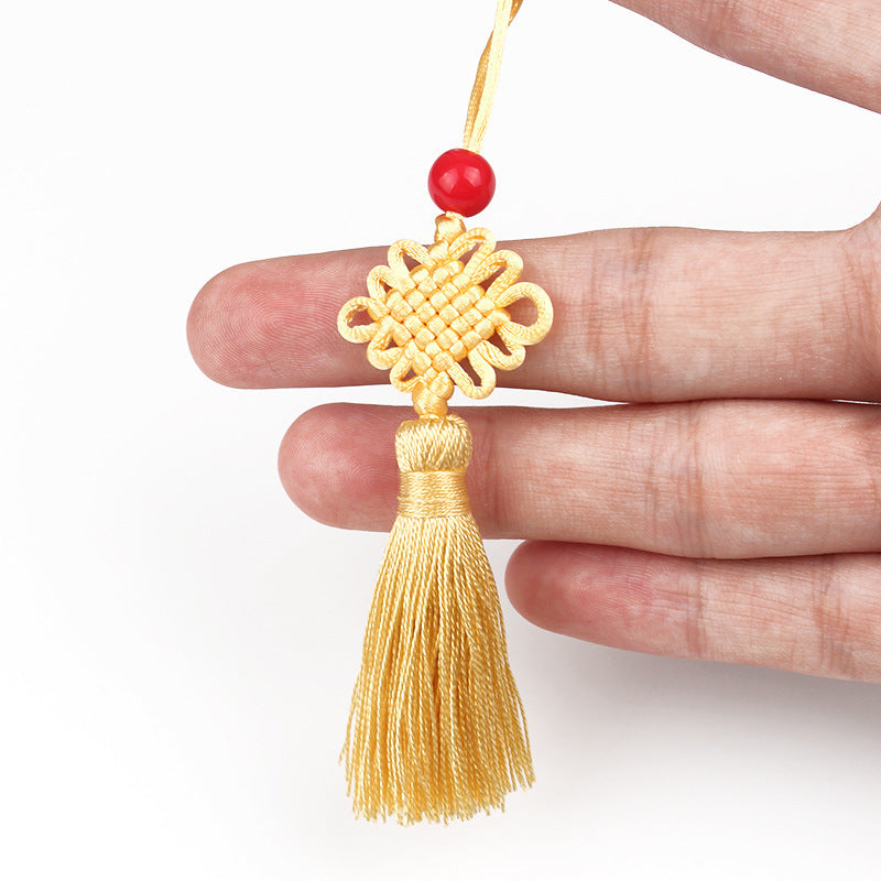 Mini Chinese Knot Tassel Set – Small Pendant Charms & Bookmark Tassels for DIY Crafts