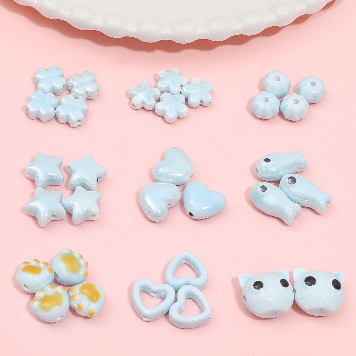 Small Cube Beads Jewelry Making Supplies