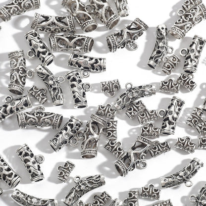DIY Alloy Three-Way Pendant Connecting Buckle (Antique Silver Plated)