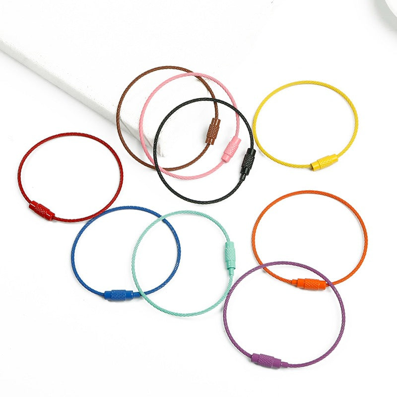 Candy Color DIY Keychain Jump Rings