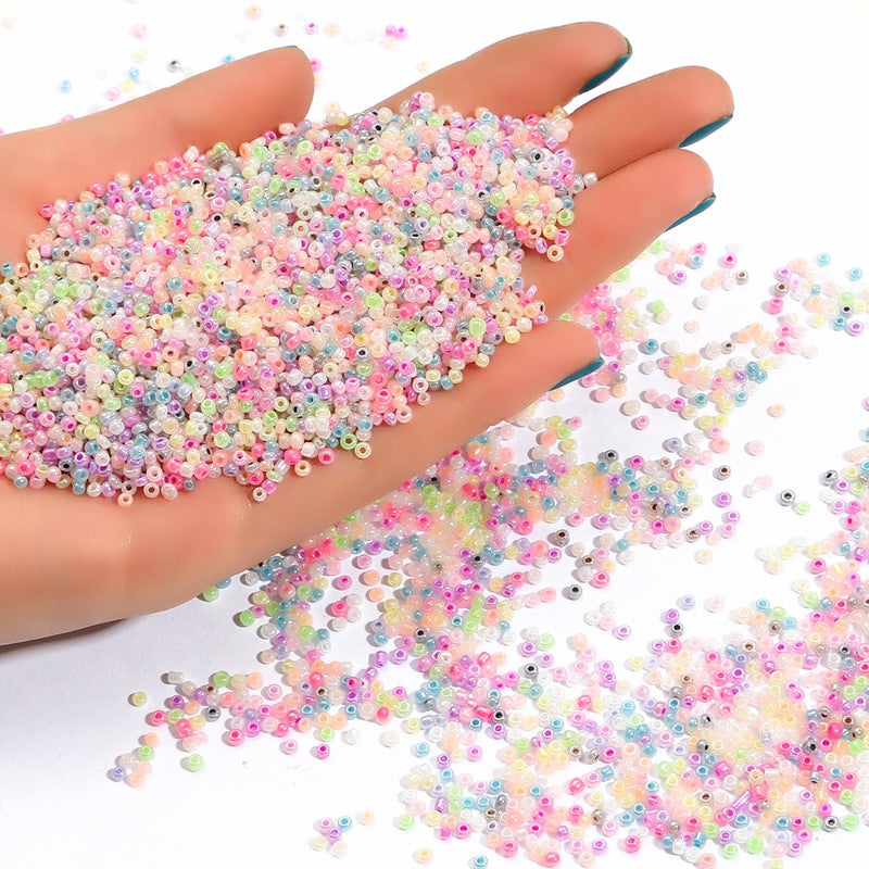 2 3mm Glass Cream Pony Beads Jewelry Wholesalers