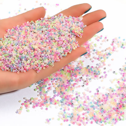 2 3mm Glass Cream Pony Beads Jewelry Wholesalers