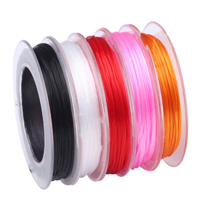 0.7mm Colorful Elastic Stretch Cord Beading Thread Bracelet Making Supplies