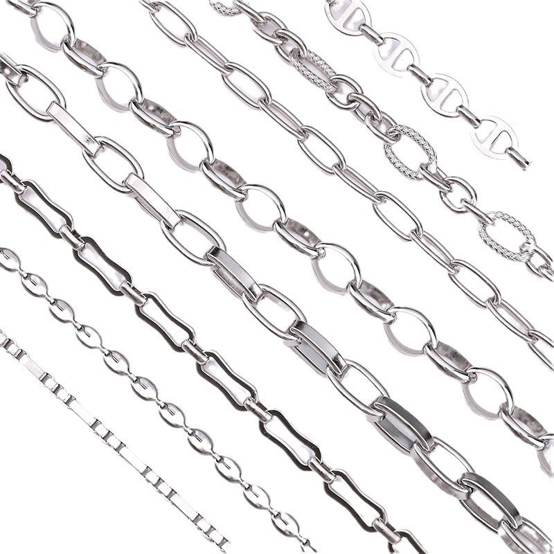 Butterfly Chain Extension Chain Stainless Steel Jewelry Chains
