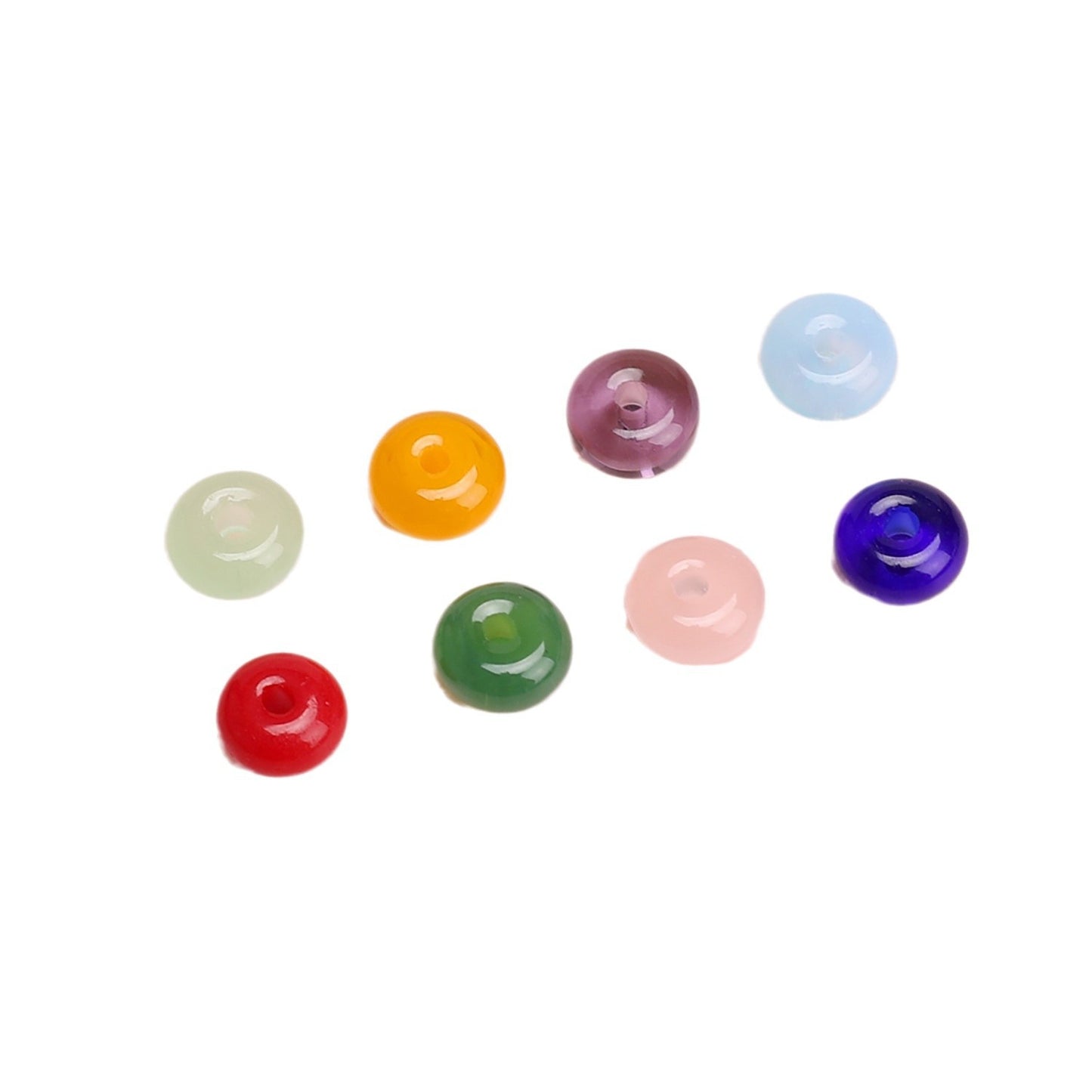 6x3mm Wheel Beads Glass Pony Beads Bracelet Making Supplie