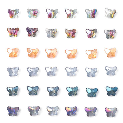 Glass Butterfly Crystal Beads Jewelry Making Accessories