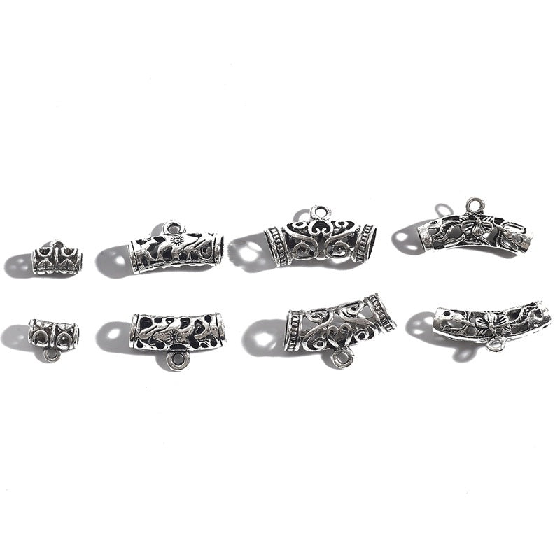 DIY Alloy Three-Way Pendant Connecting Buckle (Antique Silver Plated)