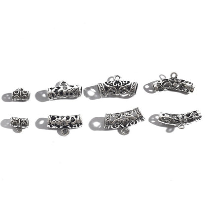 DIY Alloy Three-Way Pendant Connecting Buckle (Antique Silver Plated)