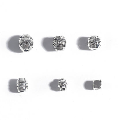 Irregular alloy spacer beads