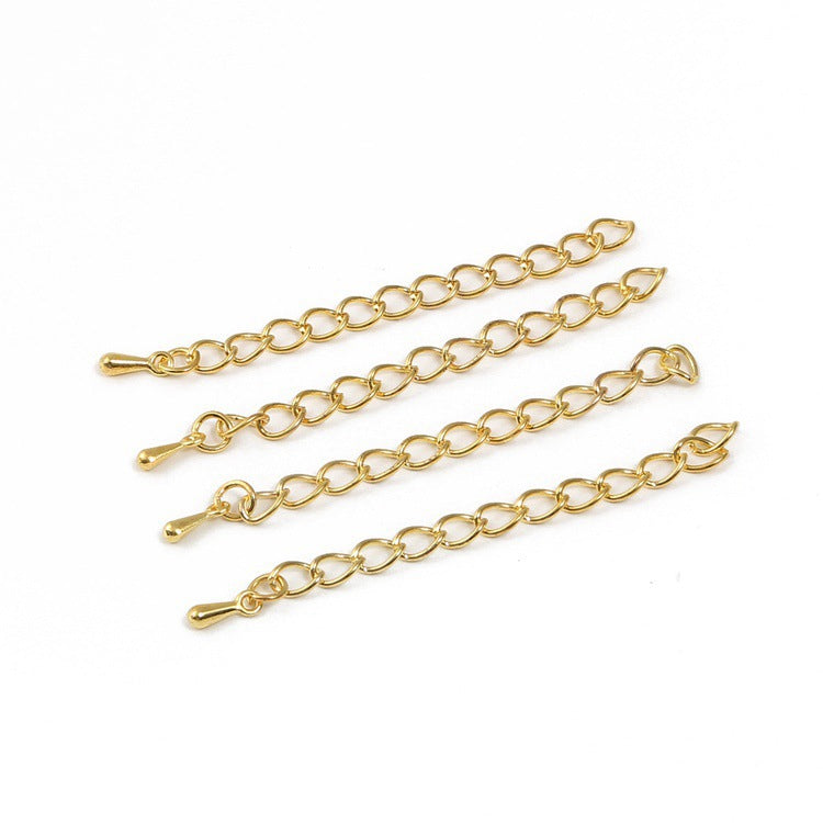 DIY Jewelry Accessories Necklace Bracelet Water Drop Extension Chain