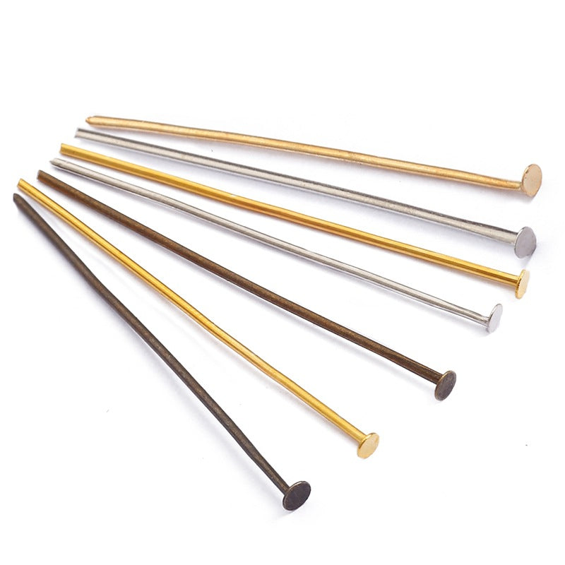 Iron Headpins (T-Pins) For Earring Pendant Making Material package