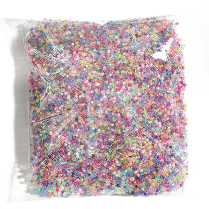 2-4mm Dyed-Core Glass Seed Beads Beading Kits