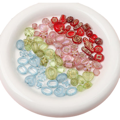 Acrylic Vintage Baroque Mixed Bead Bracelet Making Supplies
