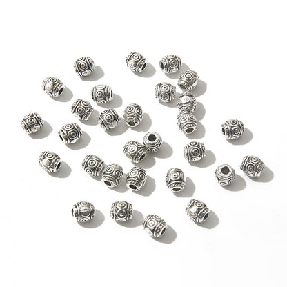 Irregular alloy spacer beads