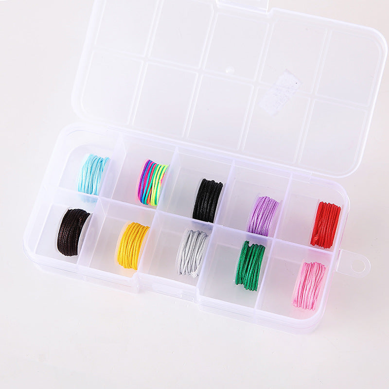 Colorful Nylon String for Bracelet Making – 0.8mm DIY Craft Cord