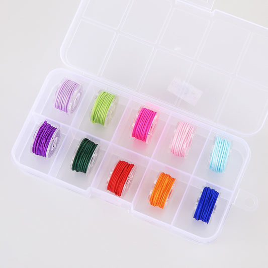 Colorful Nylon String for Bracelet Making – 0.8mm DIY Craft Cord