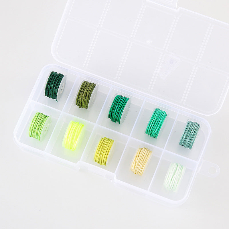 DIY Macrame & Bracelet Cord Set – 0.8mm Nylon Thread Kit
