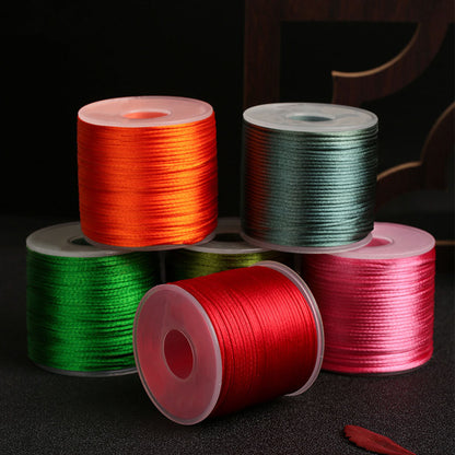 Decorative 1.5mm Korean-Inspired Nylon Thread for Bracelet & Pendant Crafting