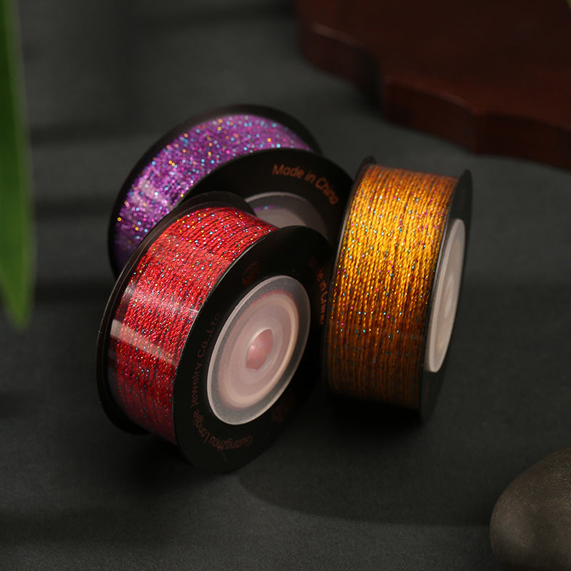 0.7mm Starry Sky Nylon Thread for Beading, Friendship Bracelets and Handmade Crafts