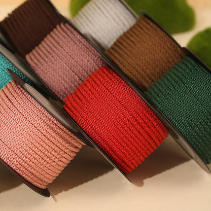 Soft Corn Braiding String 2.5mm for Handmade Ornaments, Friendship Bracelets & Creative Craft Projects