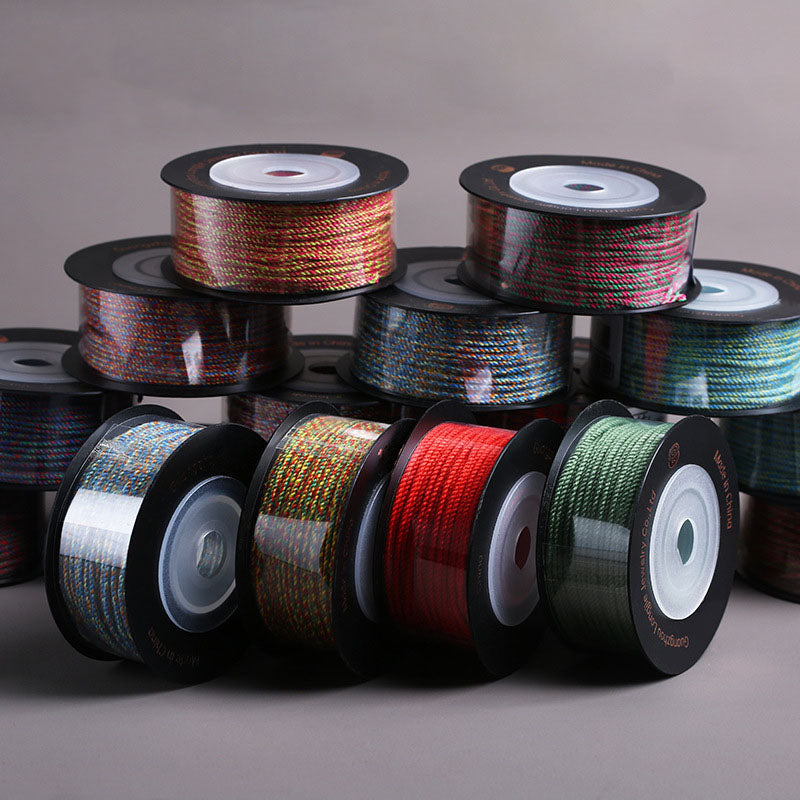 1.2mm Artistic Cotton Mix Cord for Chinese Knot Craft, Bracelet & Ornament Design – Dunhuang Series
