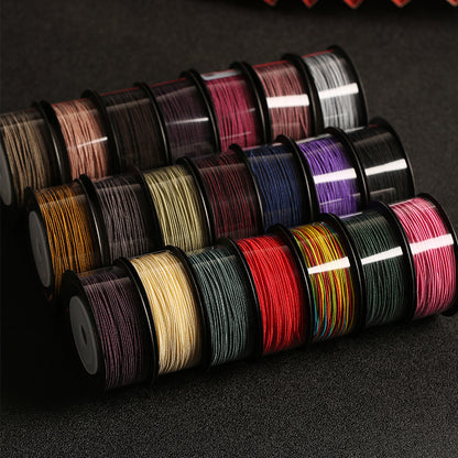 0.6mm Decorative Jewelry Wire Cord for Handcraft Use, Chinese Knot & Pineapple Knot Braiding, Button Making & DIY Projects