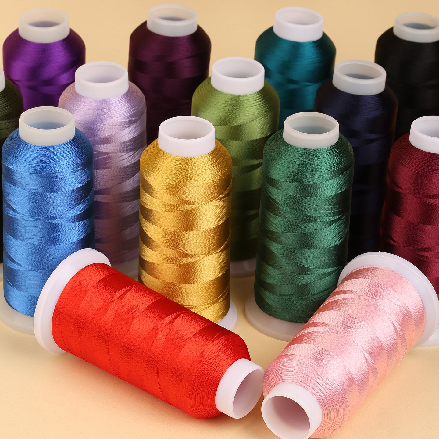 Artificial Silk Rayon Thread 0.2mm, Fine Embroidery String for Tassels, Hand Weaving, Jewelry & DIY Crafts
