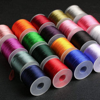 Decorative 1.5mm Korean-Inspired Nylon Thread for Bracelet & Pendant Crafting