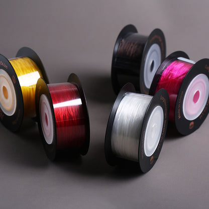 0.5mm Crystal Elastic Cord for Beading, Buddhist Bead Bracelet String, DIY Jewelry Stretch Thread, Multi-Colo