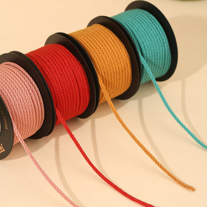 Soft Corn Braiding String 2.5mm for Handmade Ornaments, Friendship Bracelets & Creative Craft Projects