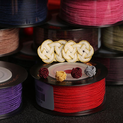 0.6mm Decorative Jewelry Wire Cord for Handcraft Use, Chinese Knot & Pineapple Knot Braiding, Button Making & DIY Projects