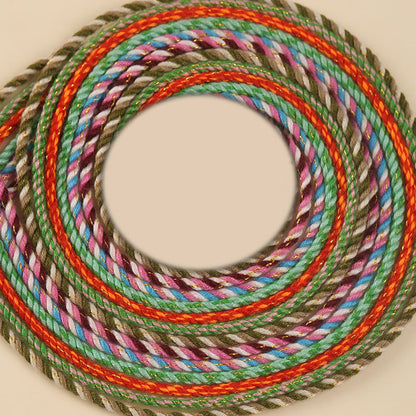 Starry Style 1.6mm Cotton Braided String, Hand-Twisted Craft Cord for Ornament Making, Wrist Decoration & DIY Textile Design