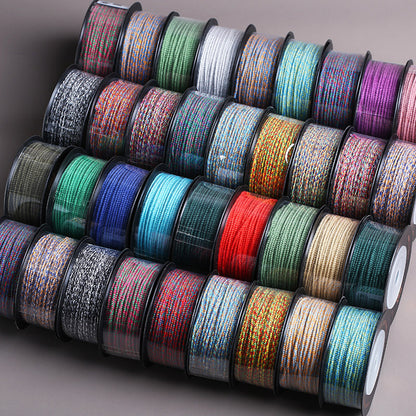 1.2mm Artistic Cotton Mix Cord for Chinese Knot Craft, Bracelet & Ornament Design – Dunhuang Series