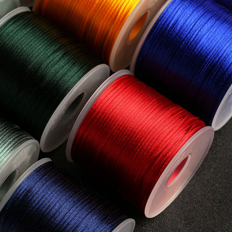 Decorative 1.5mm Korean-Inspired Nylon Thread for Bracelet & Pendant Crafting