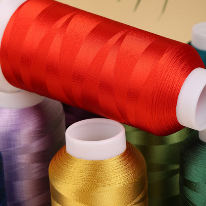 Artificial Silk Rayon Thread 0.2mm, Fine Embroidery String for Tassels, Hand Weaving, Jewelry & DIY Crafts