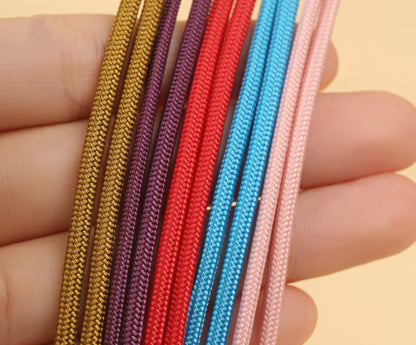 3mm Durable Paracord for Jewelry Projects, Handwoven Bracelet Cord, DIY Necklace Making Rope, Decorative Pendant Craft String