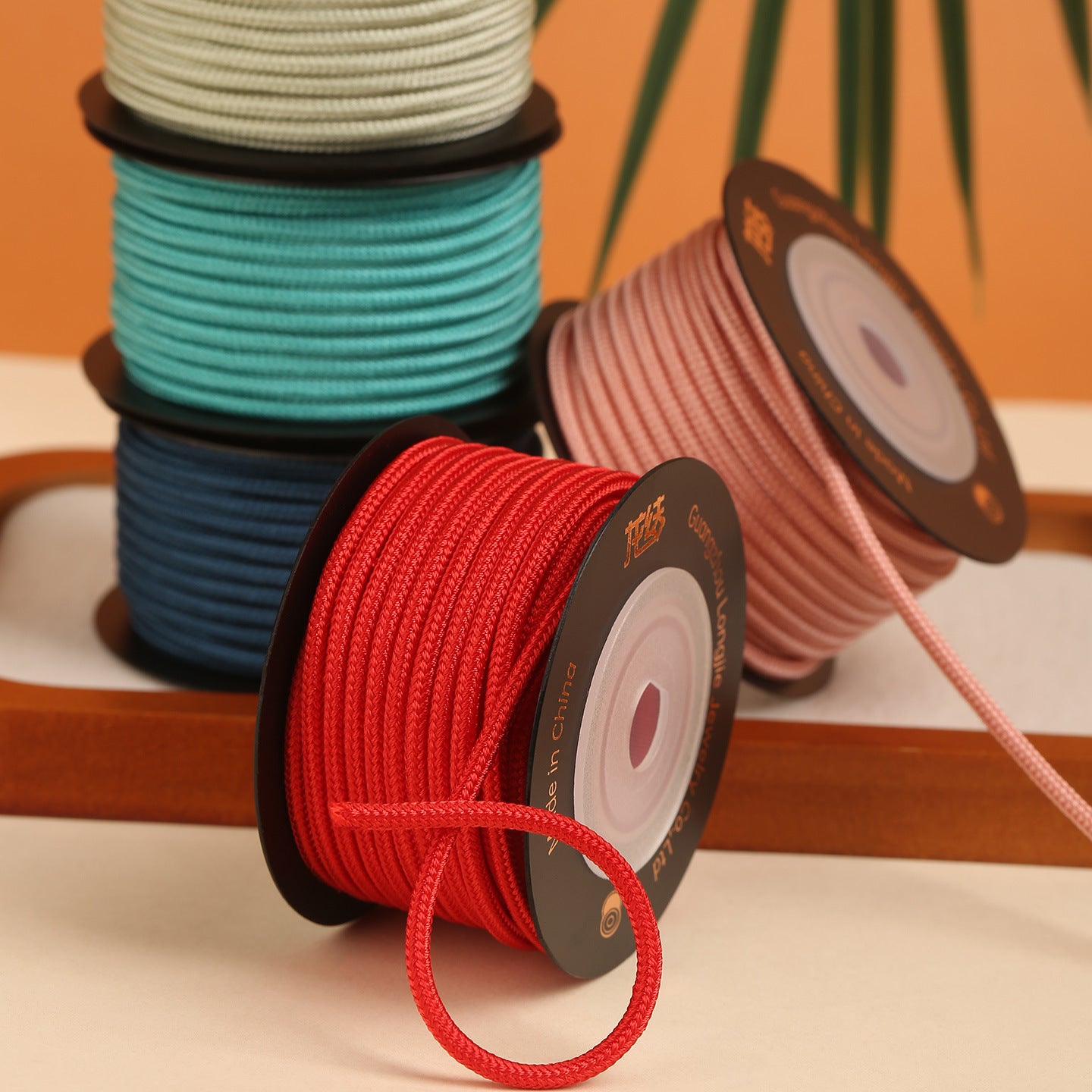 3mm Decorative Round Cord for Handwoven Jewelry, Chinese Knot Art and Creative Crafts