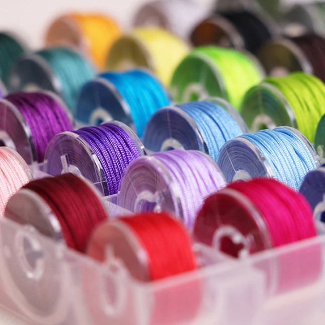 Mini 0.4mm Nylon Cord Handmade Beading Cord 25 Colors/36 Colors - Single Roll 8m