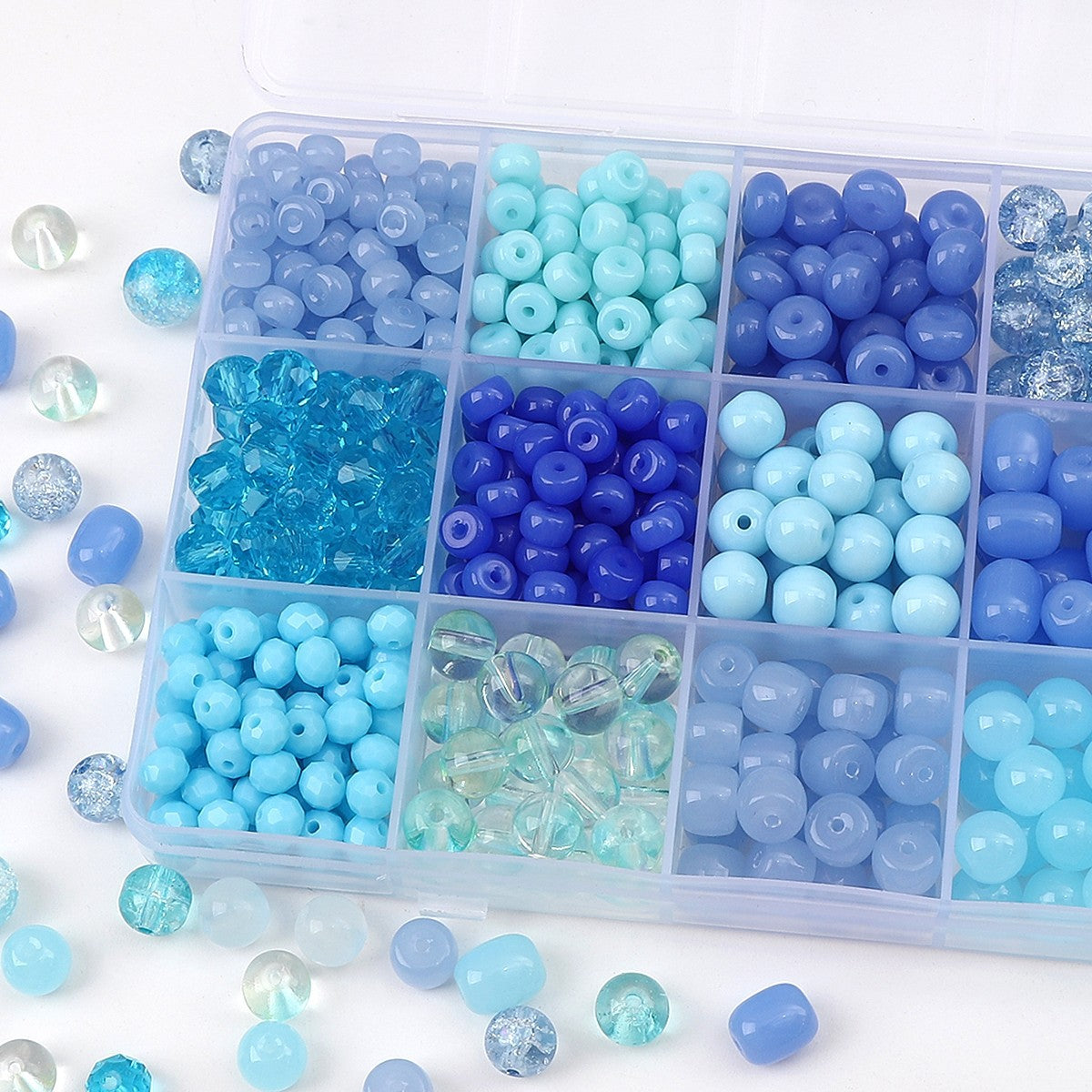 【Blue】Glass beads
