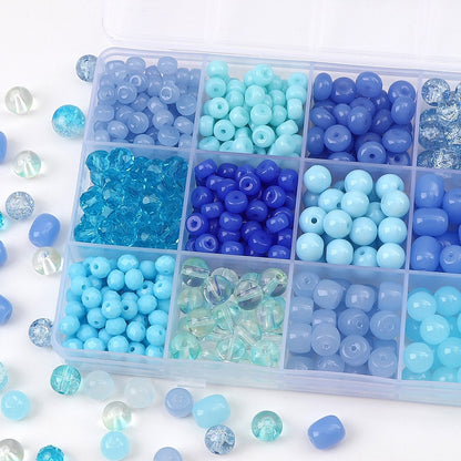 【Blue】Glass beads