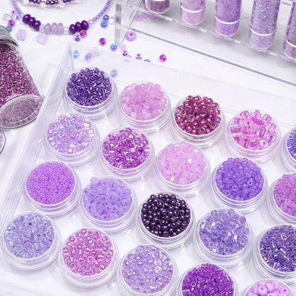 【Purple】Rice beads DIY