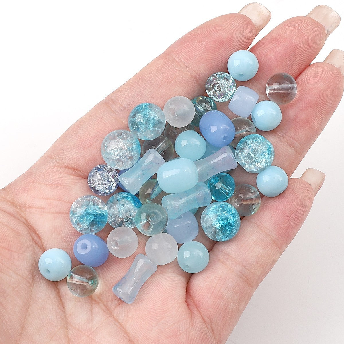 【Blue】Glass beads