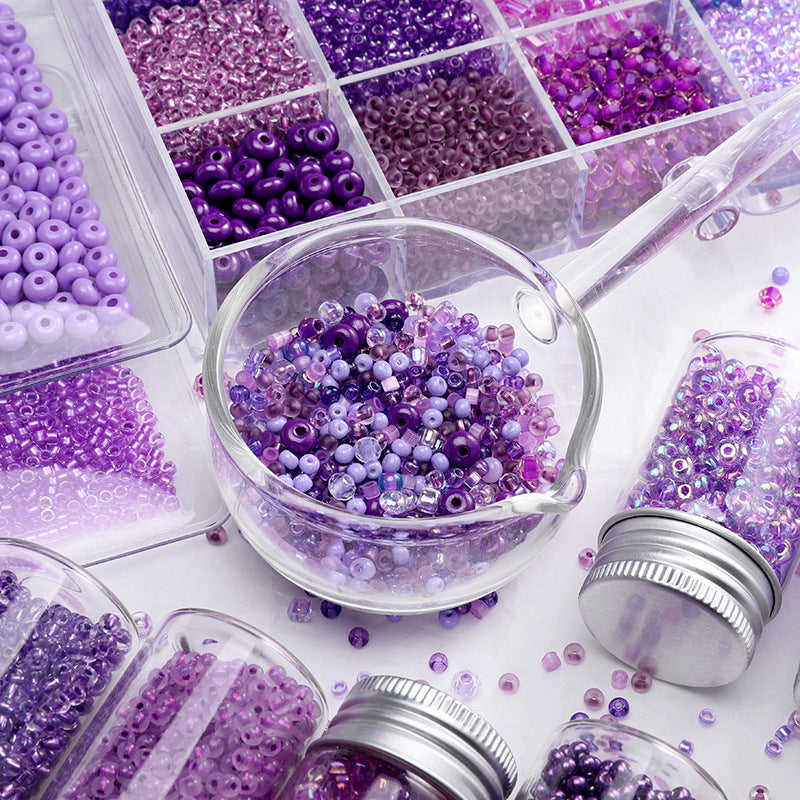 【Purple】Rice beads DIY