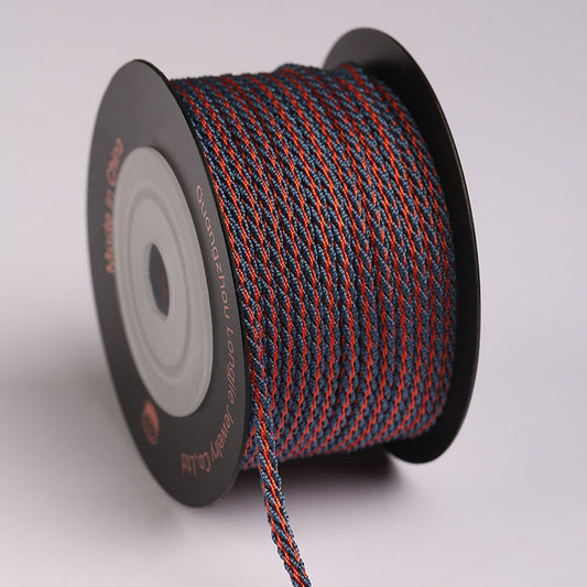 2.0mm Dragon Beard Cord for Bracelet & Jewelry Making, Polyester Braided Cord, Handwoven DIY Craft String, Fade-Resistant Weaving Cord, Multi-Color