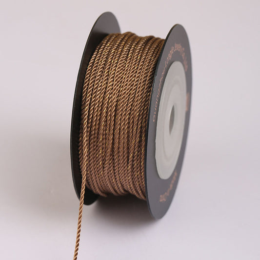 1.0mm Twisted Cord for Bracelet & Necklace Making, Jewelry Craft String, DIY Handwoven Accessory Cord, Multi-Color