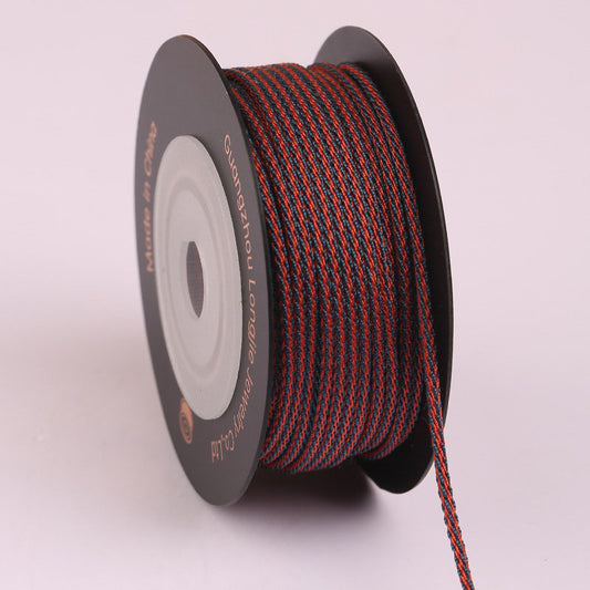 1.5mm Square Dragon Beard Cord for Bracelet & Necklace Making, Bodhi Bead Braiding Cord, Smooth Polyester Jewelry String, DIY Craft Weaving Cord, Multi-Color Options