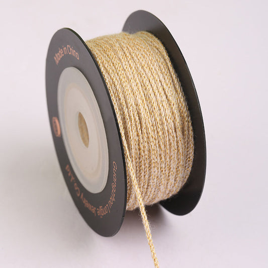 1.2mm Starry Cotton Cord for Bracelet Making, Tibetan Style Braiding String, DIY Jewelry Weaving Cord, Fade-Resistant Craft Thread, Multi-Color Options