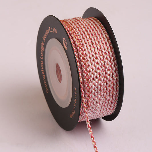 1.5mm Soft Gradient Dragon Scale Cord is made from high-quality polyester, offering excellent durability, flexibility, and long-lasting color retention. making it an ideal choice for bracelet making, jewelry crafting, and various DIY handmade projects.